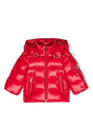 bomber in piuma d'oca rosso MONCLER KIDS | J29511A0002768950455